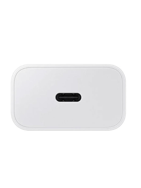 SAMSUNG USB-C PORT-USB TYPE-C TO C CABLE 25W POWER ADAPTER WHITE EP-T2510