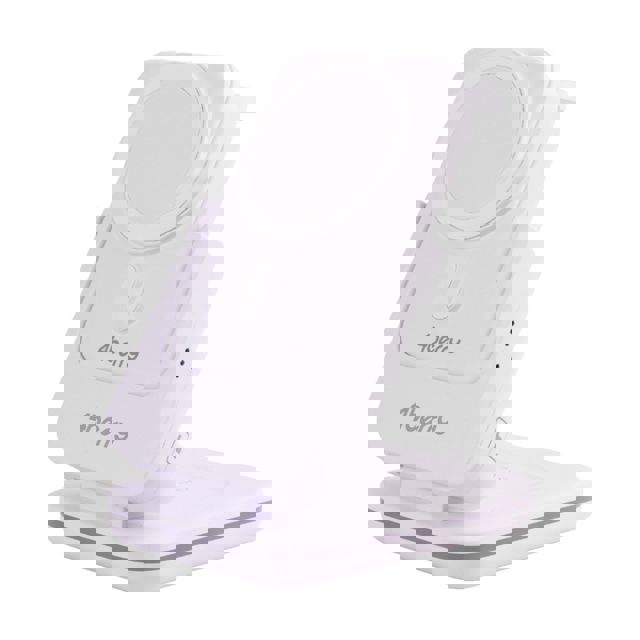 4BERRY BWLM-01S FOLDABLE WİRELESS CHARGING STATION 3 IN 1 5000MAH STAND POWERBANK WHITE