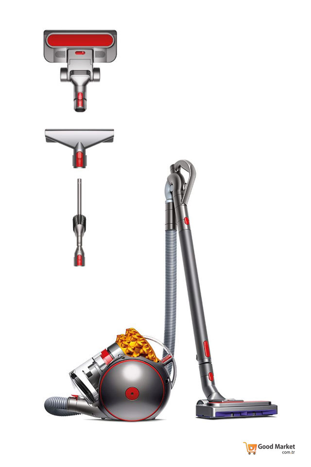 DYSON CINETIC BIG BALL MULTIFLOOR 2-CORD VACUUM CLEANER GREY