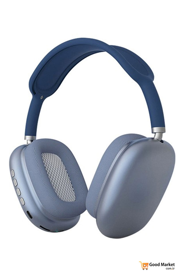 JOEC P10 HI-FI SES KALITESI AYARLANABILIR VE KATLANABILIR KULAK USTU BLUETOOTH KULAKLIK-BLUE