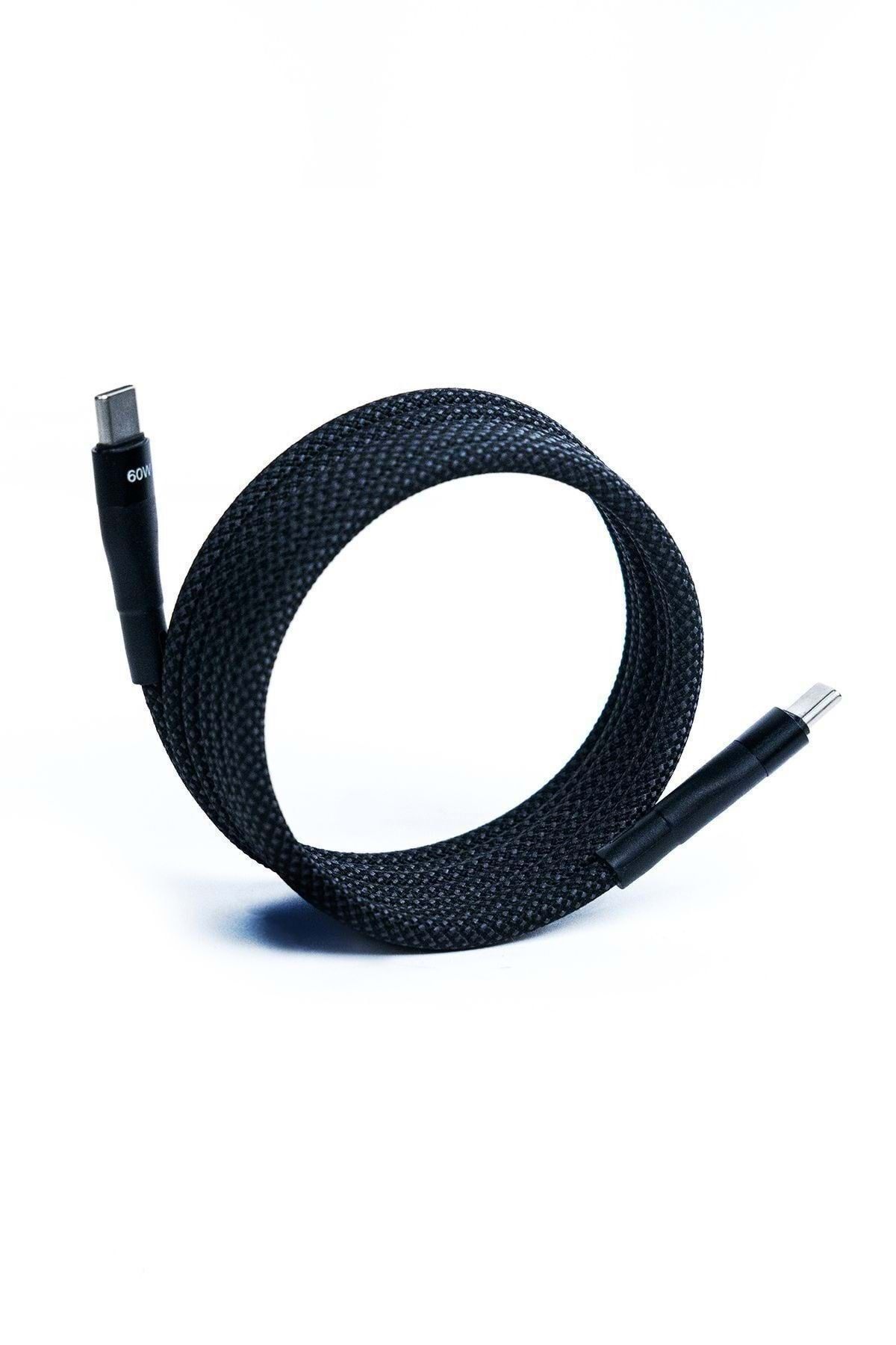 4BERRY KS-CC01S MAGNETIC SUPER FAST CABLE BLACK TYPE C TO TYPE C