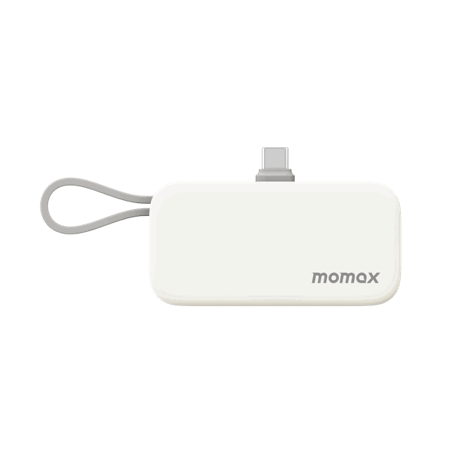 Momax 1-Power Mini 5000 mAh 20W 3IN1 Arada Powerbank Beyaz