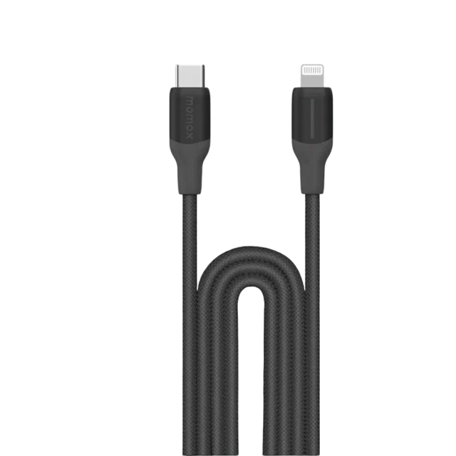 Momax 1-Link Flow CL+ USB-C to Lightning 2.0M Örgülü Kablo