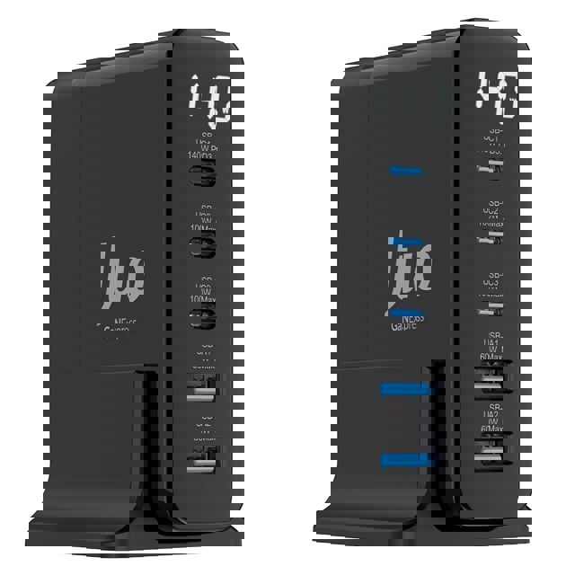 Juo 140W GaN Type-C + 2 USB-A Laptop Uyumlu Şarj Aleti