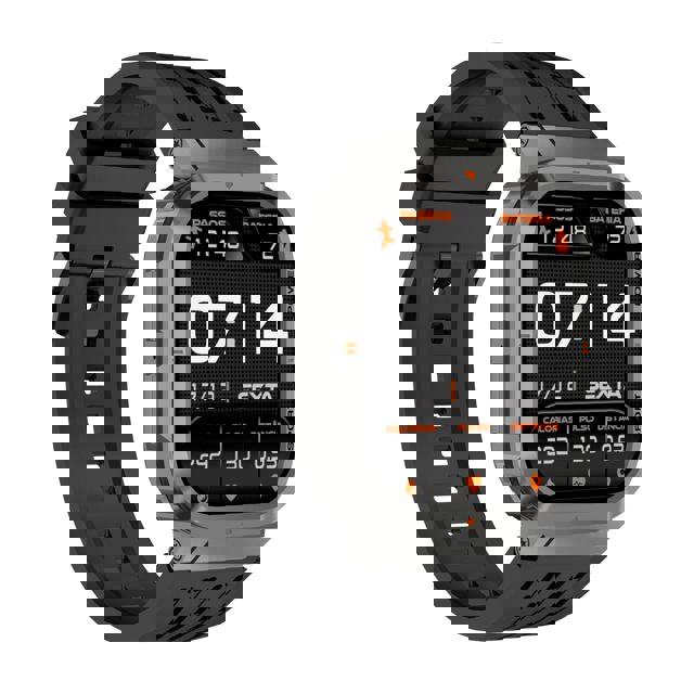Mipo S43 Geo Akıllı Saat Titanyum Gri