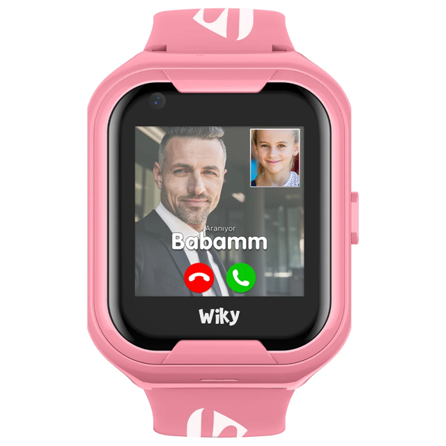 Wiky Watch 4G Görüntülü Konuşma Akıllı Çocuk Saati Pembe