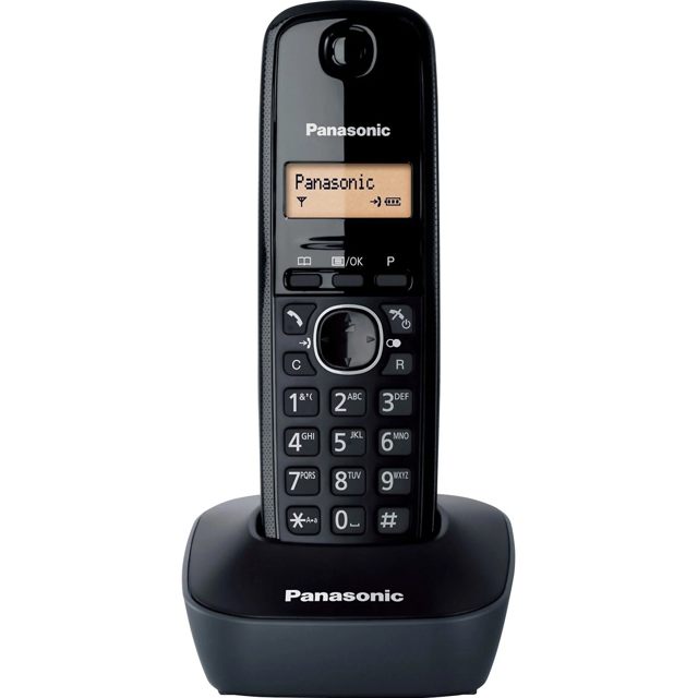 Panasonic KX-TG 1611TRH Kablosuz Dect Telefon Siyah
