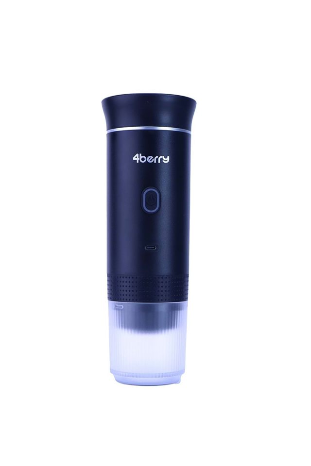 4BERRY CM PRO PORTABLE ESPRESSO MACHINE BLACK