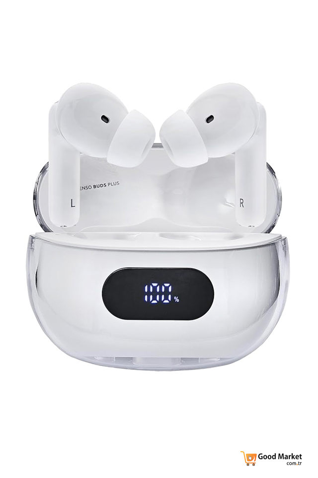 Intenso T312AE Kulak İçi Bluetooth Kulaklık 5.4 ANC/ENC Beyaz