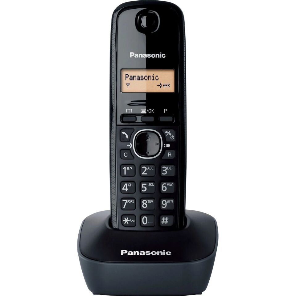 Panasonic KX-TG 1611TRH Kablosuz Dect Telefon Siyah