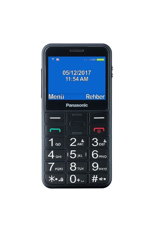 Panasonic Tuşlu Telsiz Cep Telefonu Siyah