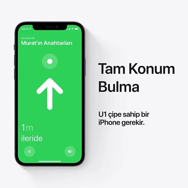 Apple AirTag Tekli Paket Akıllı Takip Cihazı - Apple Türkiye Garantili