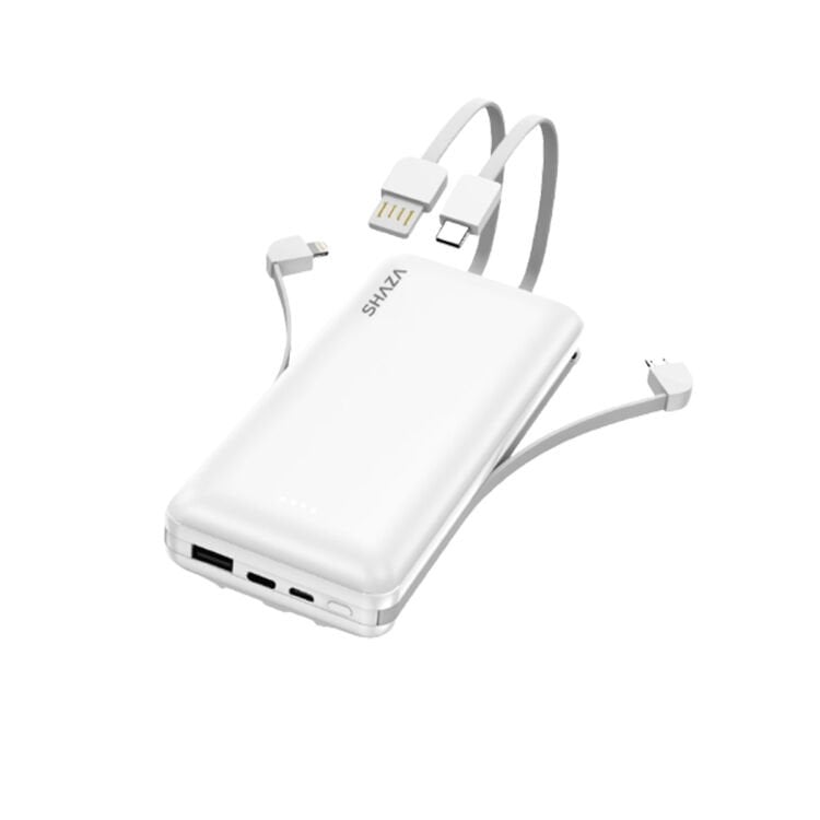 Shaza 20000 Mah 4IN1 Powerbank Gümüş